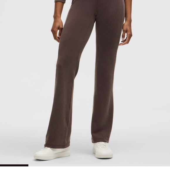 lululemon athletica Pants - Lululemon ribbed soft stream flare pants